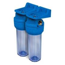 Amg Water Filters Dubultkorpuss filtram P603-D CI 10, 7302611, 8bar, 0°C līdz +40°C, 9 3/4 collas