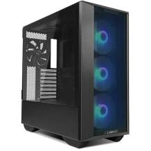 Lian Li Korpus LANCOOL III G99.LAN3RX.00, 4x140mm PWM ventiliatoriai, 12 diskų vietos, juodas, skaidrus