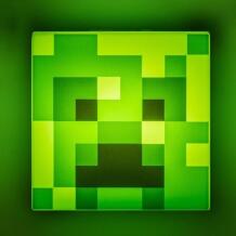 Paladone Minecraft Creeper öölamp PP11396MCF, 10cm, LED, automaatne öösensor, liimimisvõime