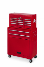 Ritošais instrumentu skapītis, KREATOR, KRT653002, 8 atvilktnes, 33 cm iekšējais dziļums