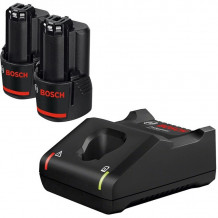 Akumulators+lādētājs GBA12V 2x2Ah GAL12V-40 1600A019R8 BOSCH