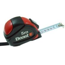 Beast Mērlente 8027928, 5m, 19mm, 2. klase, Self Lock sistēma, gumijots korpuss