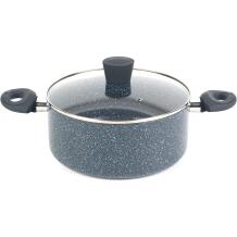 Russell Hobbs Pott RH008491EU7, 24cm, alumiinium, 11cm, sinine marmor, kaanega, induktsioonile sobiv