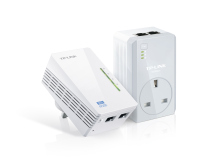 AV600 Powerline Wi-Fi rinkinys, TP-Link, TL-WPA4226 KIT, 10/100 Mbit/s, 4 Ethernet LAN (RJ-45) prievadai, 802.11n, 300 Mbit/s, 600 Mbit/s, Papildoma kištukinė lizdas