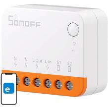 Sonoff Smart jungiklis MINIR4, 100-240 V ~ 50/60 Hz 10 A, Wi-Fi IEEE 802.11b/g/n 2.4 GHz, PC V0