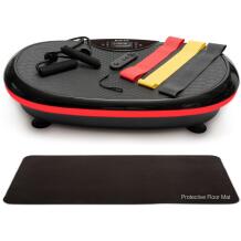 Bodi-Tek Vibration Plate Trenažieris BT-VIBD-EU, 440W, 14kg, 7 masāžas režīmi, 4D vibrācija, pretestības lentes