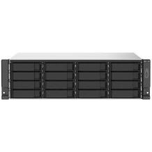 Qnap NAS TS-1673AU-RP-16G, 2.2GHz, 16GB UDIMM DDR4, 16x0HDD, 3U, 3x8cm ventiliatoriai, 2xUSB Type C, 1xUSB 3.1, 1xUSB 3.0