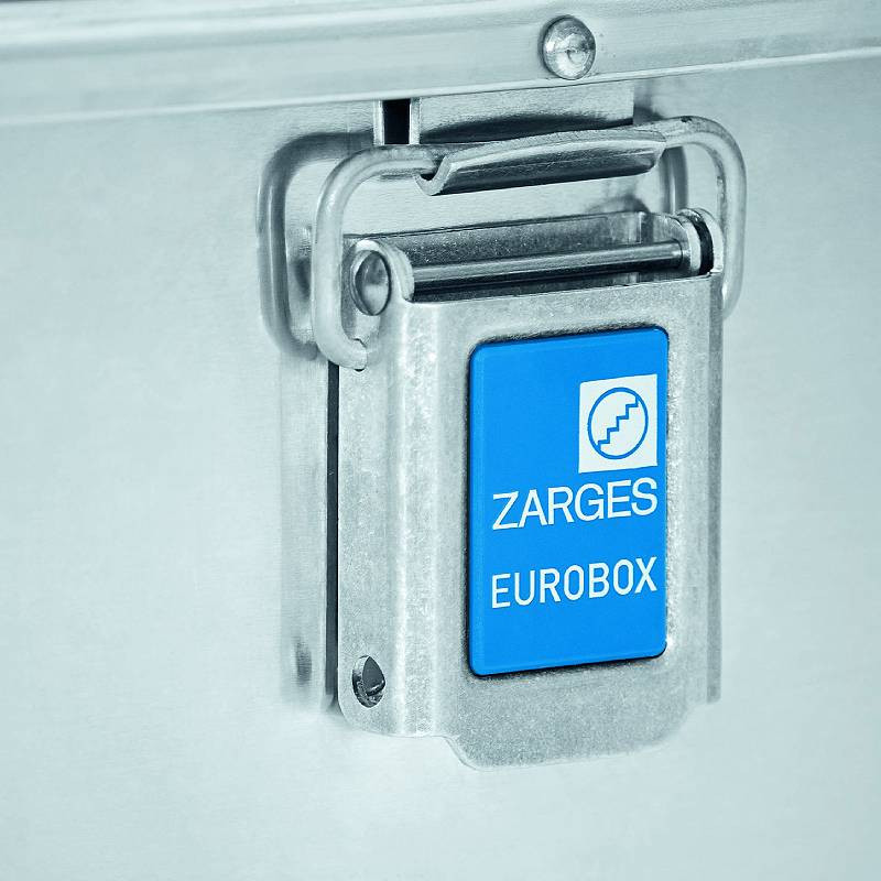 Uzglabāšanas kaste EUROBOX 60 x 40 x 25 cm 42 L alumīnija R407010 ZARGES