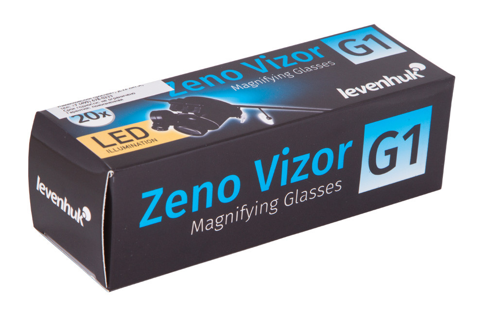 LED-ga suurendusklaasid Zeno Vizor G1 PLUS 20x L69671 LEVENHUK