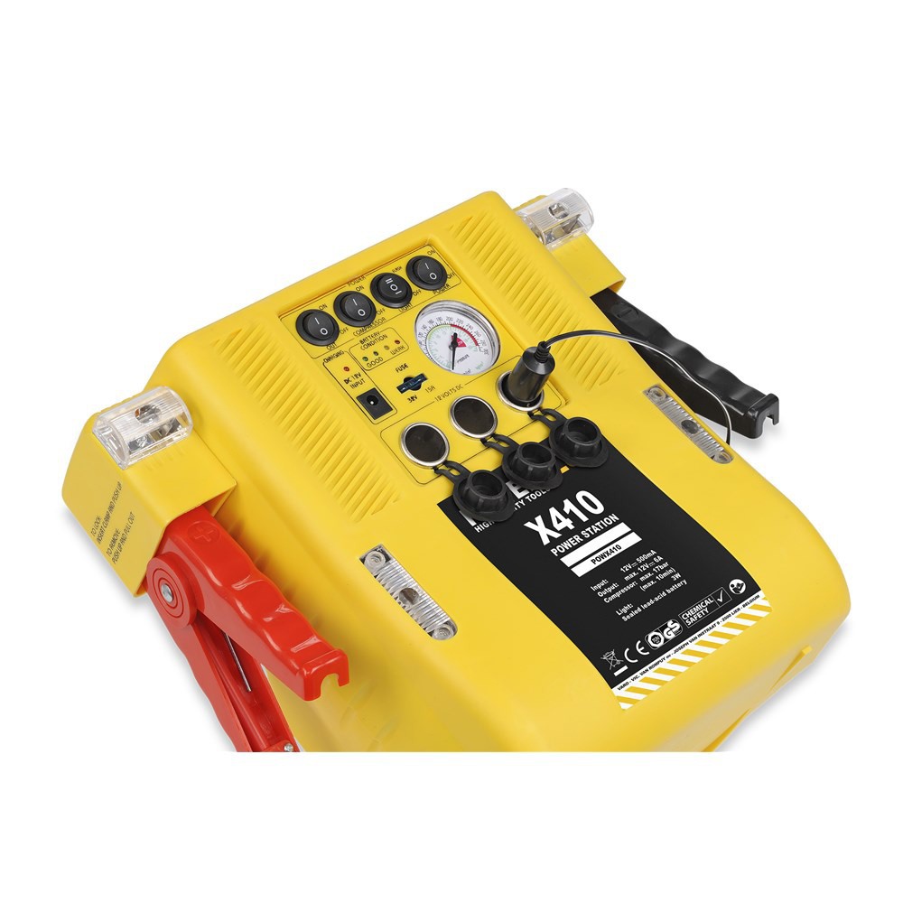 Powerplus X portable 4-in-1 power station 12V 6A