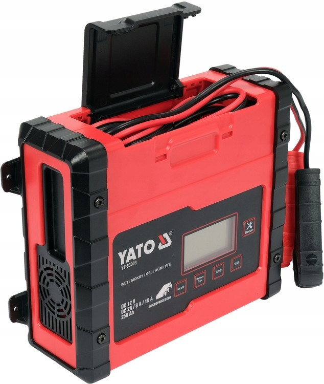 Electronic Battery Charger 12V/2A/8A/15A YT-83003 YATO