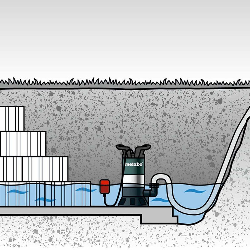 Погружной водяной насос для чистой воды TP 8000 S; 250800000 МЕТАБО