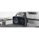 Muse 2 joslu pārnēsājamais radio M-06DS, 230V, 2 joslas FM/MW, AUX in, pelēks, 1 x iebūvēts skaļrunis