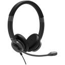 Port Connect austiņas PRO ON'R 300 912001, 32 &Omega;, 20-20k Hz, melna, trok&scaron;ņu slāpē&scaron;ana, stereo, vadu