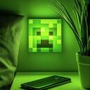Paladone Minecraft Creeper &ouml;&ouml;lamp PP11396MCF, 10cm, LED, automaatne &ouml;&ouml;sensor, liimimisv&otilde;ime