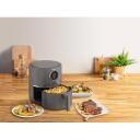 Tefal Ultra Fry Digital oro keptuvė EY111B15, 4.2L, 1400W, 8 režimai, pilka