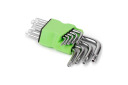 TORX L-formos raktų rinkinys, Pomocnik, P010K, 9 vnt. (T10-T50)
