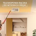 Vileda tolmupeaga pikk k&auml;epide 179434, 1 tk, 100% taaskasutatud kiudpead, teleskoopk&auml;epide, ergonoomiline k&auml;epide