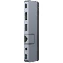 Hyper dokstacija DUO PRO 7-in-2 USB-C, HD575-GRY-GL, 1xEthernet, 1xHDMI