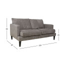 Dīvāns LINELL 2-vietīgs, pelēcīgi brūns 78034