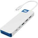 Hyper dokstatsioon Flex HD4103BUGL, 2xHDMI, 4K, valge/sinine