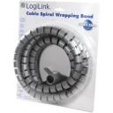 Logilink Kabeļu spirālveida ietī&scaron;anas lenta KAB0013, 2500 mm, 25 mm, PET 20 g, garantija 24 mēne&scaron;i, 1 gab.