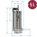 Vertikalus užpildas 5 kg BROWIN 311006, 26.4x34.5x57.5 cm, 4.92 kg