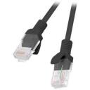 Lanberg patch kaabel CAT.6 UTP PCU6-10CC-2000-BK, 20 m, must, RJ-45, UTP, keerdpaar, HDPE isolaator