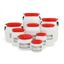 Pla&scaron;a atvēruma ūdensnecaurlaidīgs konteiners, 15,4 L, balts, R077015, BasicNature