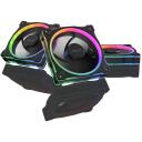 Asus Prime MR120 Ventilators ARGB 90DA00I0-B09020, 3 ventilatori, 58 CFM, 1600 RPM, 21 dB, 20 RGB LED, PWM atbalsts