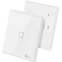 Sonoff Nutikas L&uuml;liti T2EU1C-TX, 100~240V AC, 2A, 480W, 802.11 b/g/n, valge, karastatud klaas/PC