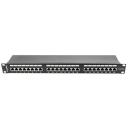 Lanberg jungiamasis pultas 24 prievadų 1U, PPS5-1024-B, 24 RJ-45, 1U, RAL 9004, CAT 5e