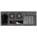 Lanberg rackmount server ATX 450/10 19''/4U SC01-4504-10B, 9 ketta pesa, 2 x USB 2.0, 4U k&otilde;rgus, 7 laiendamise pesa, 0-50&deg;C