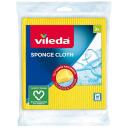 Vileda Sienesvamm 169743, 3 tk, Tselluloos 75%, Puuvill 25%, Kollane, Ei j&auml;ta kriimustusi