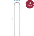 Bioogrod Trampolīna enkura naglas 722905, 4.5cm, 29.5cm, 100g, nerūsējo&scaron;ais tērauds, atkārtoti lietojams