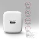 Axagon laadija ACU-PD30W 30W, 1x USB-C, kiire laadimine, valge, toiteadapter, CE, RoHS