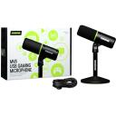 Shure MV6 dinamisks mikrofons, 128 dB, 50-15000 Hz, USB Type-C, 1x 3.5 mm, Digitālais Popper Stopper