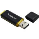 Intenso USB atmintinė 3537491 128 GB, Skaitymo greitis 250 MB/s, Ra&scaron;ymo greitis 100 MB/s, USB 3.2 Gen 1, Juoda, Geltona