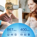 AC1300 dvigubos antenos didelės galios belaidis USB adapteris, TP-Link, Archer T4U Plus, 400+867 Mbit/s, USB 3.0