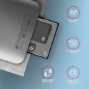 Axagon Kar&scaron;u lasītājs CRE-S3C, USB 3.2 Gen 1, 3 sloti, atbalsta CF, MicroSD, MicroSDHC, MicroSDXC, SD, SDHC, SDXC