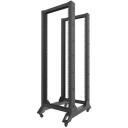 Lanberg Open Rack 32U OR01-6832-B, 600x800mm, 28kg, 167.4cm, 80cm, 32 riiulit, 600kg koormus, ratastega