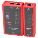 Uni-T UT681L v&otilde;rgu kaabli tester, 9V aku, LED indikaatorid, RJ45, RJ11, kiired ja aeglased testimisrežiimid