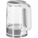 Adler Elektriline veekeetja MS 1301w, 2200 W, 1.7 L, Klaas, 360&deg; p&ouml;&ouml;ratav alus, valge
