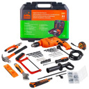 Įrankių rinkinys su elektriniu grąžtu ISMA IS-1095, 95 dalys, 220V