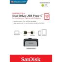 Sandisk Ultra Dual Drive USB Type-C SDDDC2-128G-G46, 128 ГБ, 150 МБ/с, USB Type-A, USB Type-C, OTG, совместим с Windows и Mac