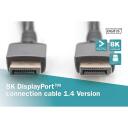 Digitus &Uuml;henduskabel DB-340201-020-S, 2m, 7680 x 4320p, 60Hz, 32.4Gbps, 16-bit v&auml;rvis&uuml;gavus, HDCP 2.2, HDR tugi