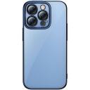 Baseus Glitter l&auml;bipaistev korpus ja karastatud klaas iPhone 14 Pro, ARMC021303, sinine, PC, &uuml;hilduv iPhone 14 Pro