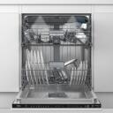 Beko indaplovė BDIN38542P, 15 indų komplektai, 8 programos, energijos efektyvumo klasė C, ekranas, AquaStop funkcija, balta