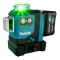 Akumulatora multilīniju lāzers 12V zaļš stars (bez akumulatora un lādētāja) SK700GD MAKITA
