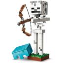 Lego MINECRAFT 21594 Skeletas, 502, 290mm, 222mm, 95mm, 700g, 10+ metų, instrukcija